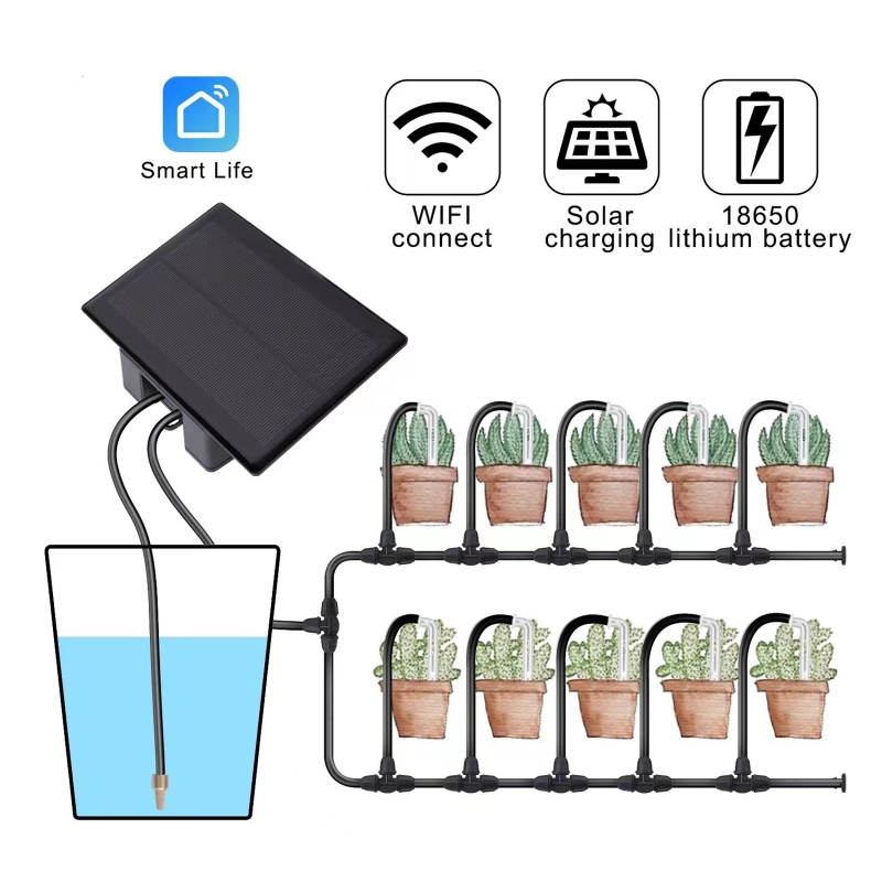 WIFI Solar Automatic Watering  - Urban Farming System 评论和价格